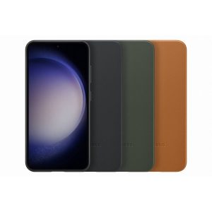 Ovitek Samsung Leather Cover za Samsung Galaxy S23 - Camel - slika 7