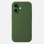 Ovitek Silikonski za iPhone 16 Pro – Temno Zelen