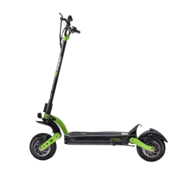 MS ENERGY x10 električni skiro 25,4 cm 2x1000W do 75km LED - črno zelen Rabljen