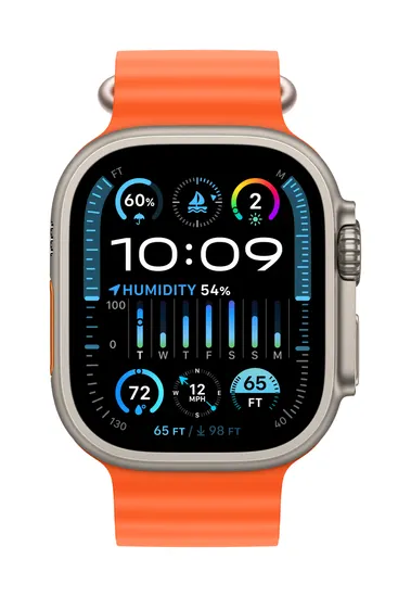 Apple Watch Ultra 2 49mm Cellular - Titanium Orange Ocean Band RABLJENA