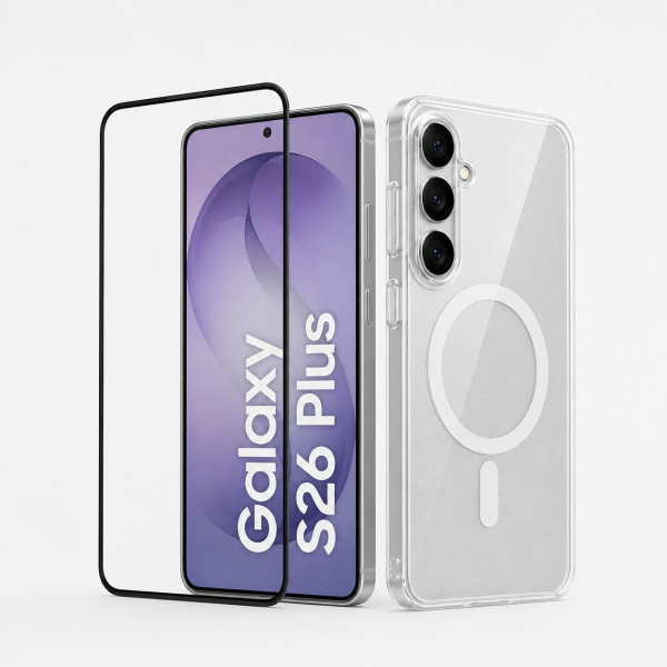 Osnovni Paket za Samsung Galaxy S26 Ultra – Ovitek in Zaščitno Steklo