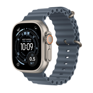 Apple Watch Ultra 3 Cellular 49mm - Natural Titanium Case with Anchor Blue Ocean Band Aktivirana