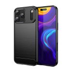 Ovitek carbon case Za iPhone 17 Pro Max - Črn