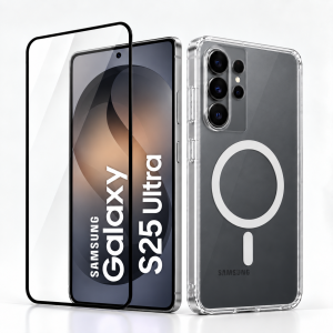 Osnovni Paket za Samsung Galaxy S25 Ultra – Ovitek in Zaščitno Steklo - slika 1